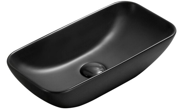Mexen Klara umivaonik za radni stol 46 x 23 cm, crna mat - 21564685