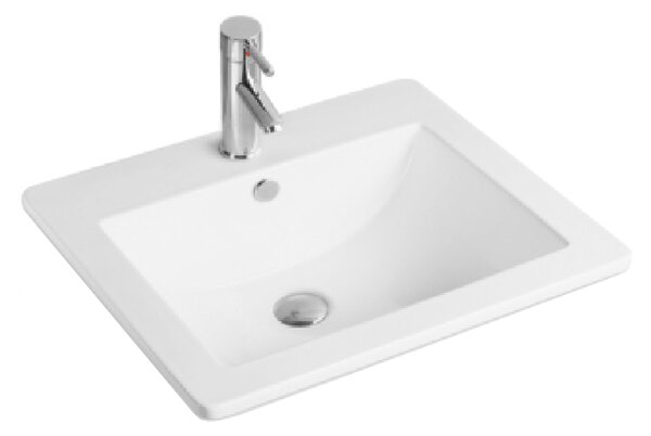 Mexen Lora umivaonik ugrađen u radnu ploču 53 x 46 cm, bijela - 25365300