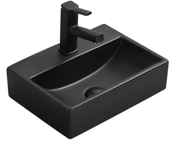 Mexen Mini umivaonik na countertopu 40 x 30 cm, crna mat - 21094085