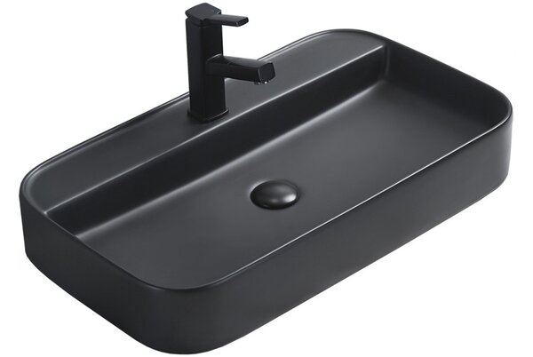 Mexen Sofia umivaonik za pult 70 x 40 cm, crna mat - 22157085