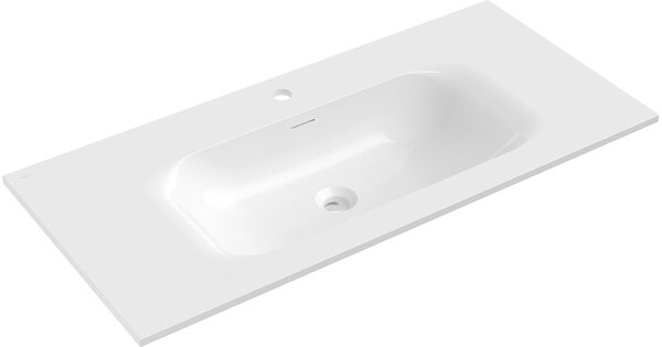 Mexen Vela ugrađena umivaonik 101 x 46,5 cm, bijeli sjaj - 25231000