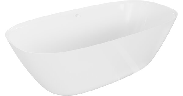 Mexen Como samostojeća kada od konglomerata 170 x 82 cm, bijeli sjaj - 57311708210