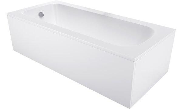 Mexen Vega pravokutna kada 120 x 70 cm s kućištem, bijela - 55011207000X