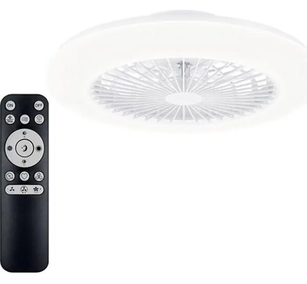 AMIGO PHILIPS LED stropni ventilator IR okrugla 25W+60W SP + daljinski upravljač 8720169248762