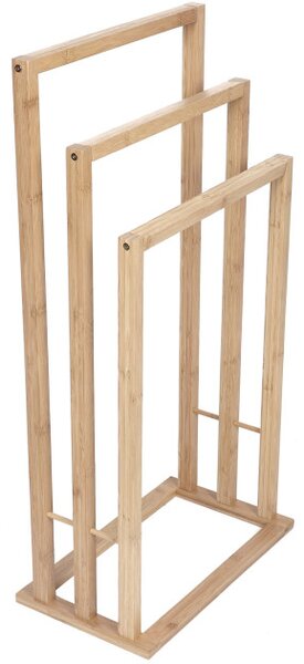 Mexen Bamboo samostojeći stalak za ručnike, prirodni bambus - 701342-00