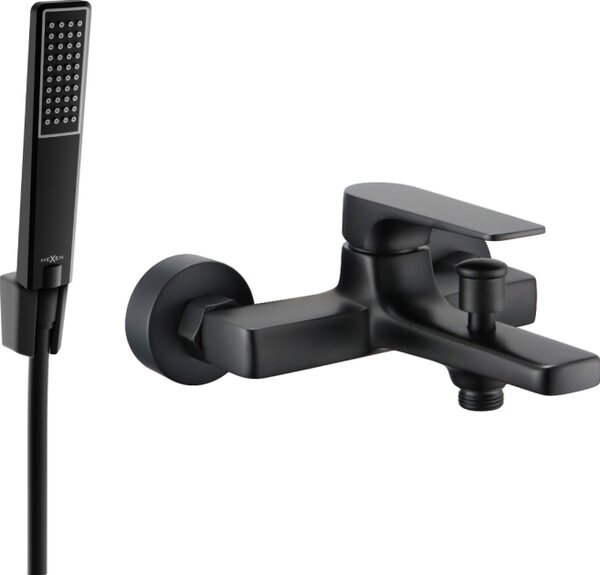 Mexen Lynx R72 kada s tušem, crna - 74593R72-70