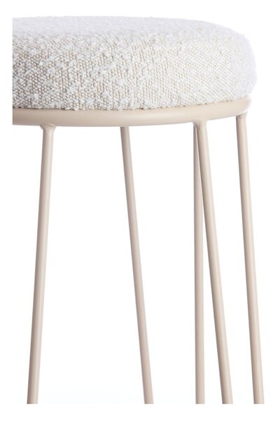 Krem podstavljena barska stolica (visine sjedala 73 cm) Alice – Light & Living