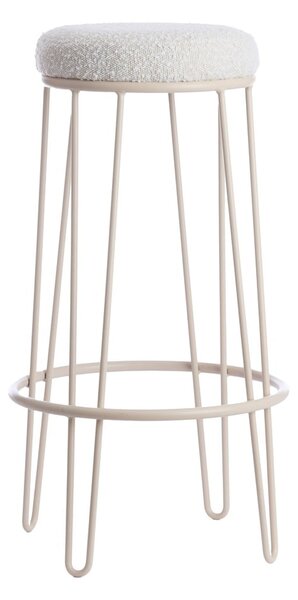 Krem podstavljena barska stolica (visine sjedala 73 cm) Alice – Light & Living