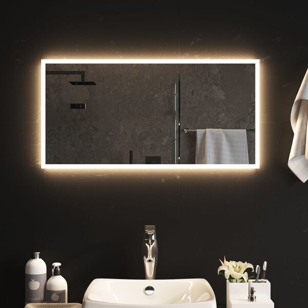 VidaXL LED kupaonsko ogledalo 80x40 cm