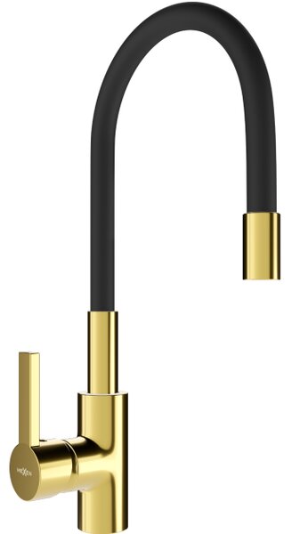 Mexen Flex kuhinjska baterija, zlatna/crna - 670900-57