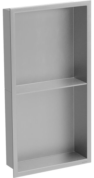 Mexen X-Wall-R udubljena polica s prirubnicom i policom 60 x 30 cm, inox - 1910603010S