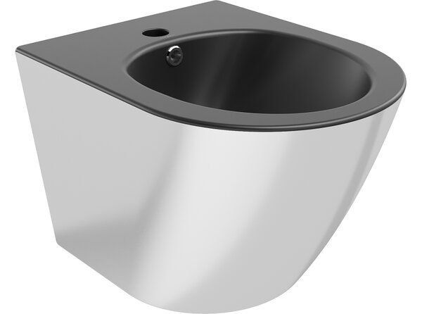 Mexen Lena viseći bide, crni mat/srebrni - 35224874
