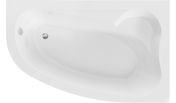 Mexen Westa kutna kada desna 160 x 100 cm, bijela - 560116010002