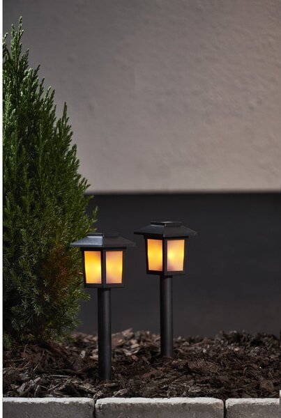 Set od 2 vanjska solarna LED svjetla Star Trading Flame, visina 23 cm