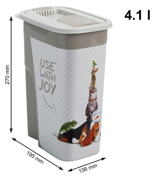 Posuda za suhu hranu za ljubimce 4.1 l Flo – Rotho