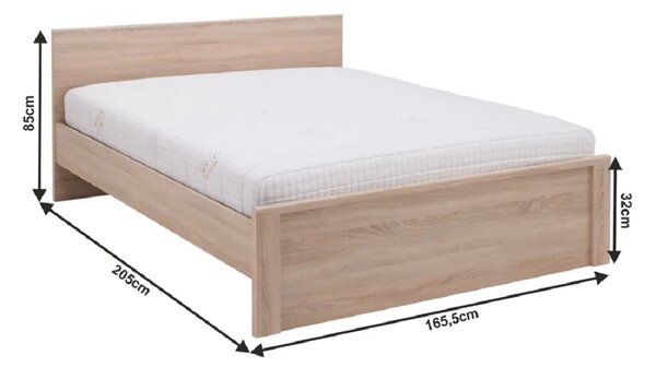 Bračni krevet 160 cm Rihana Tip 8