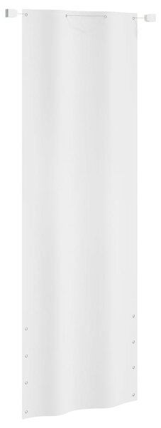 VidaXL Balkonski zastor bijeli 80 x 240 cm od tkanine Oxford