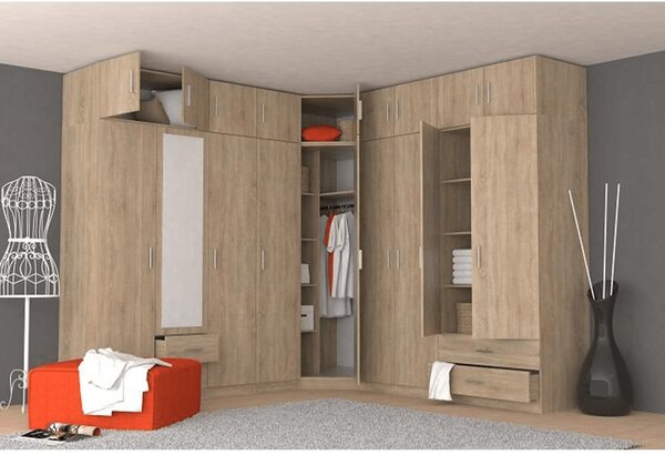 Zondo.hr Ormar s policama Izetta Tip 1 (hrast sonoma) . 794841