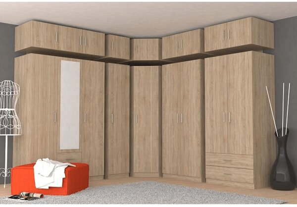 Zondo.hr Ormar s policama Izetta Tip 1 (hrast sonoma) . 794841