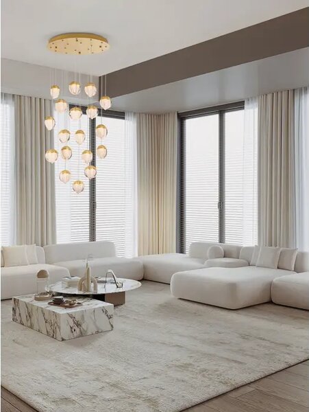 ALICIA LED LUSTER 18X ZLATNA 90W IP20 3000K TRIAC DIMABILNA NL9124126