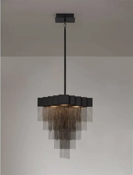 REVIA LED LUSTER CRNI 28W IP20 3000K NL9186992