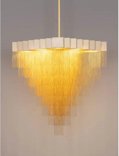 REVIA LED LUSTER ZLATNI 79W IP20 3000K NL9186995