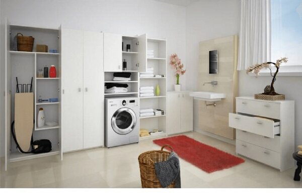 Zondo.hr Ormar s policama Nariel Tip 6 (bijela) . 808797