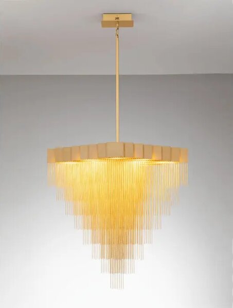 REVIA LED LUSTER ZLATNI 79W IP20 3000K NL9186995