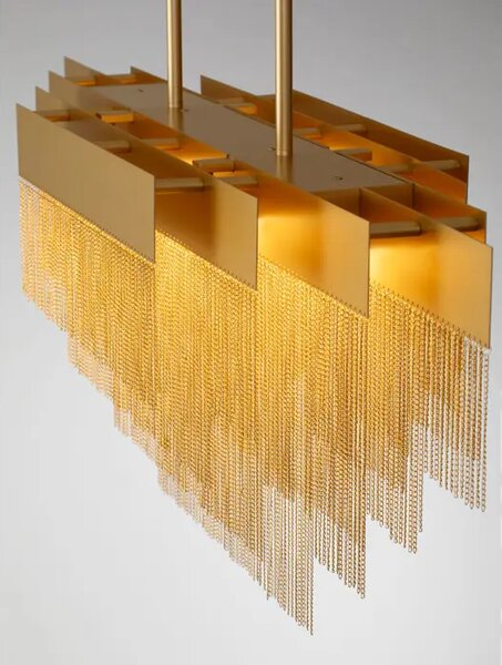 REVIA LED LUSTER ZLATNI 46W IP20 3000K NL9186997