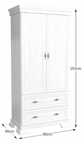 Zondo.hr Ormar za garderobu Kraz KS1 (bor andersen) . 809063