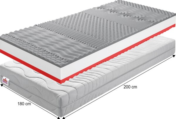 Pjenasti madrac Bedin 200 x 180 cm