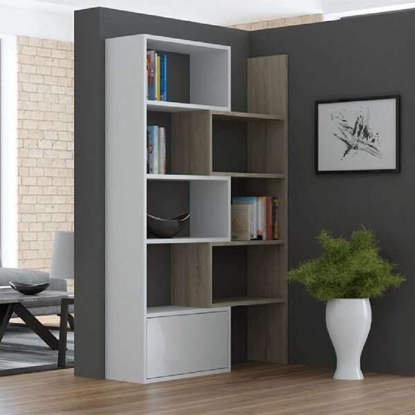 Zondo.hr Regal Unwest (bijela + hrast sonoma) . 794664