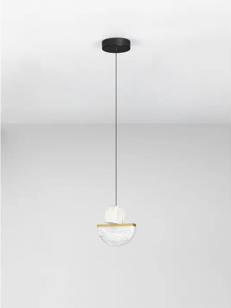 DORIN LED VISILICA BIJELA/STAKLO 7W IP20 3000K TRIAK PRIGUŠLJIVA NL9214184