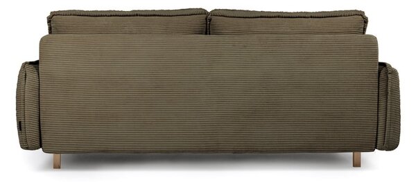 Zelena sklopiva sofa od samta 218 cm Tori – Bonami Selection