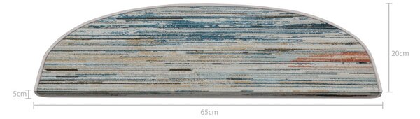 Set tepiha za stepenice 16 kom 20x65 cm Plain Sky – Vitaus