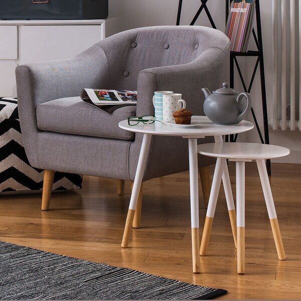 Okrugli pomoćni stolići u setu 2 kom ø 48 cm Viborg – Premier Housewares