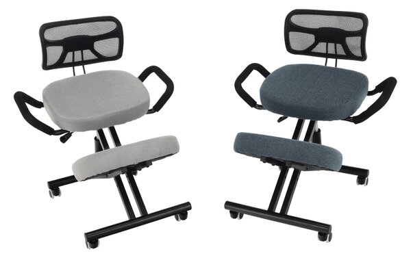 Ergonomska uredska fotelja Rumun (siva + crna)