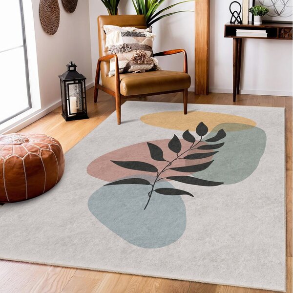 Krem perivi tepih 80x150 cm Illustrated Autumn – Mila Home
