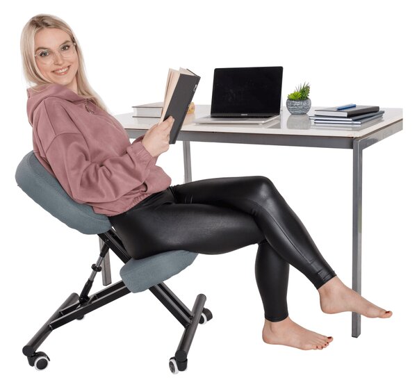 Zondo.hr Ergonomska uredska fotelja Kilo (svijetlo siva + crna). 1016262
