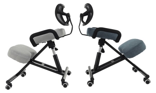 Ergonomska uredska fotelja Rumun (siva + crna)