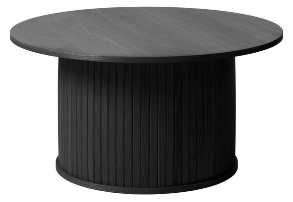Crni okrugli stolić ø 90 cm Nola - Unique Furniture