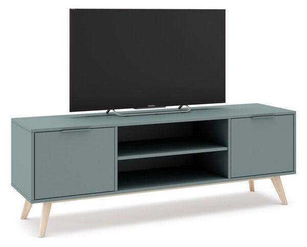 TV komoda prljavo zelena 140x53x40 cm Pisco – Marckeric