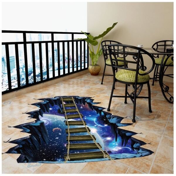 3D Wall sticker Space bridge dimenzije 90x60 cm