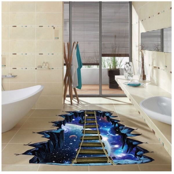 3D Wall sticker Space bridge dimenzije 90x60 cm