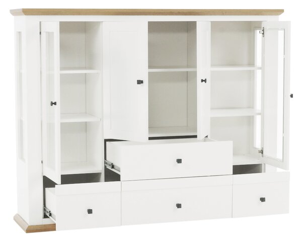 Zondo.hr Vitrina Leoras MZ6 (bijela + hrast grand). 1017353