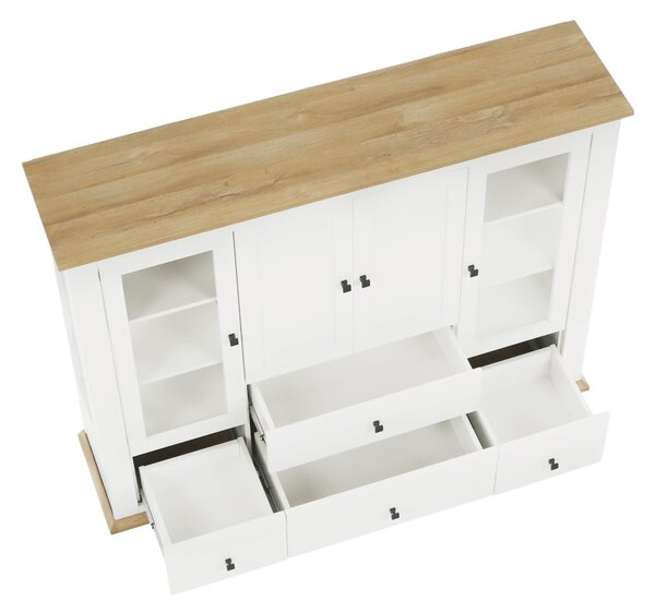 Zondo.hr Vitrina Leoras MZ6 (bijela + hrast grand). 1017353