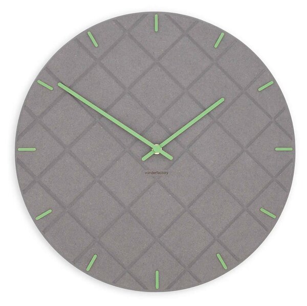 Zidni sat Luxhora Mosaida Light Grey 11 kazaljki