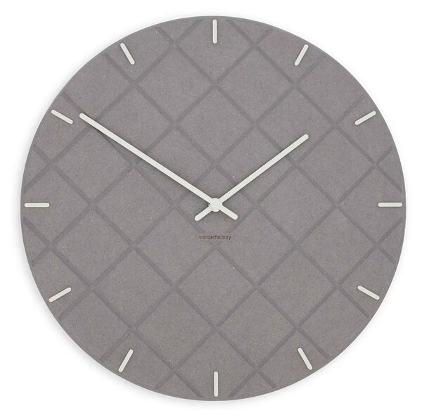 Zidni sat Luxhora Mosaida Light Grey 11 kazaljki