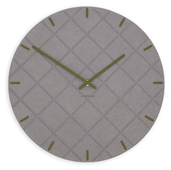 Zidni sat Luxhora Mosaida Light Grey 11 kazaljki