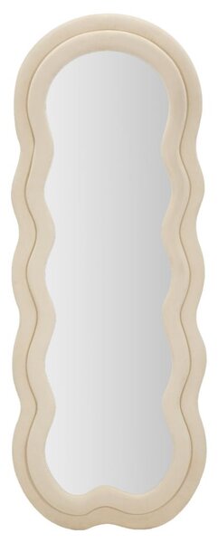 Zidno ogledalo Miki Cream Velvet